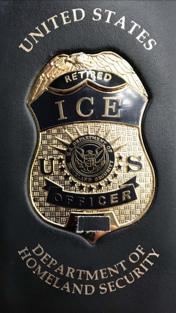 Enforcement and Removal Operations (ICE) - US Department of Homeland Security Badge